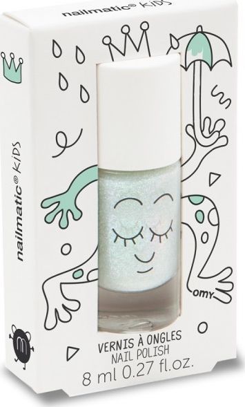 Nailmatic Nailmatic Kids Nail Polish Aldo lakier do paznokci dla dzieci Perłowo-Zielony 8ml 1