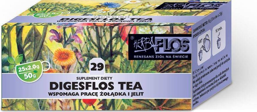 MALWA 29 Digesflos TEA fix 25*2g - żołądek/jelita HERBA-FLOS 1