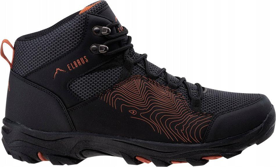 Buty trekkingowe męskie Elbrus Epiter Mid czarno-pomarańczowe r. 45 1