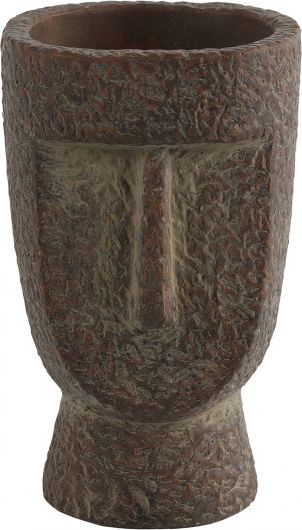 doniczka Cara 20,5 x 13 cm ceramika gliniana brązowa 1