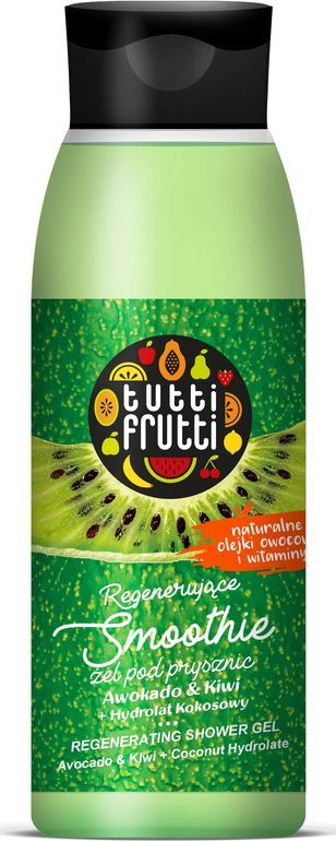 Farmona Farmona Tutti Frutti Żel pod prysznic - Regenerujące Smoothie Avocado&Kiwi&Hydrolat Kokosowy 400ml 1
