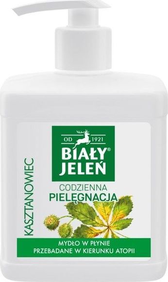 Biały Jeleń Biały Jeleń hipoalergiczne w mydło w płynie kasztan 500ml 1