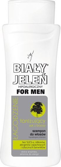 Biały Jeleń Biały Jeleń Szampon hipoalergiczny Men z sokiem z brzozy 300ml 1