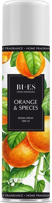 Bi-es Bi-es Home Fragrance Odświeżacz powietrza w sprayu Orange & Spices 300ml 1