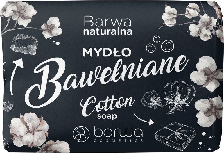 Barwa BARWA Naturalna Mydło w kostce Bawełniane 100g 1