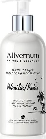 Allverne  Allverne Nature's Essences Mydło do rąk i pod prysznic Wanilia-Kokos 300ml 1
