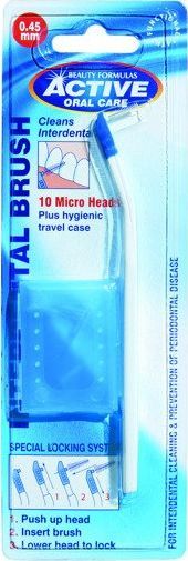 Beauty Formulas Beauty Formulas Active Oral Care Szczoteczka interdental + 10 główek 1