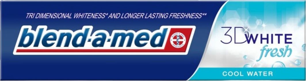 blend-a-med blend-a-med 3d white, fresh, cool water, pasta do zębów 100ml 1