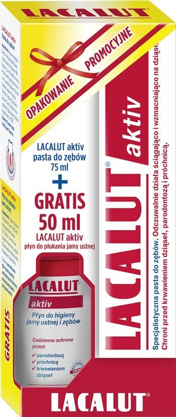 Lacalut  lacalut pasta do zębów active 75ml 1