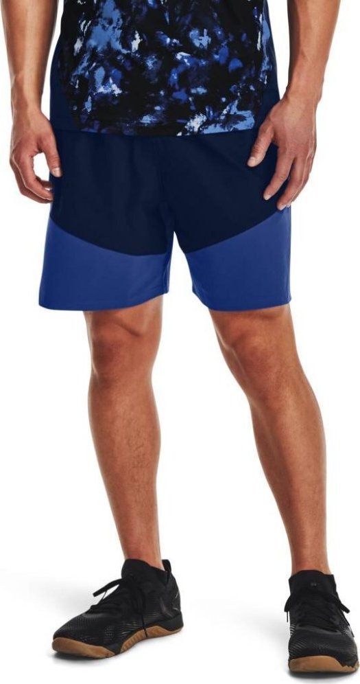 Under Armour Under Armour Knit Woven Hybrid Shorts 1366167-408 Granatowe L 1