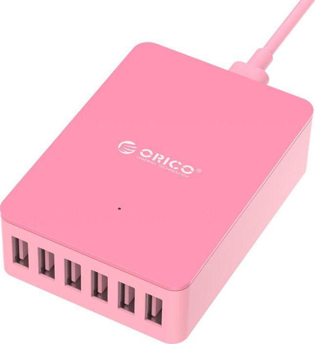 Ładowarka Orico CSE-6U-EU-PK 6x USB-A  (CSE-6U-EU-PK) 1