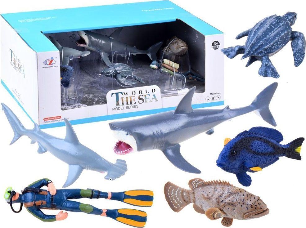 Figurka Jokomisiada Zwierzęta morskie ocean, zestaw żółw (ZA3390 B) 1