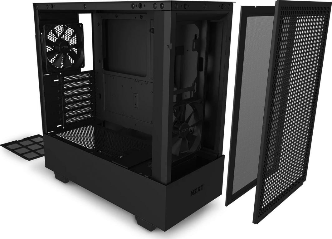 NZXT H510 Flow Black PCケース CA-H52FB-01 Amazon | NZXT H5 Flow RGB ミドルタワーケース [Black] CC