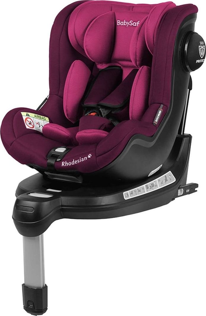 Fotelik samochodowy BabySafe Rhodesian 0-18 kg Pink Violet Isofix 1