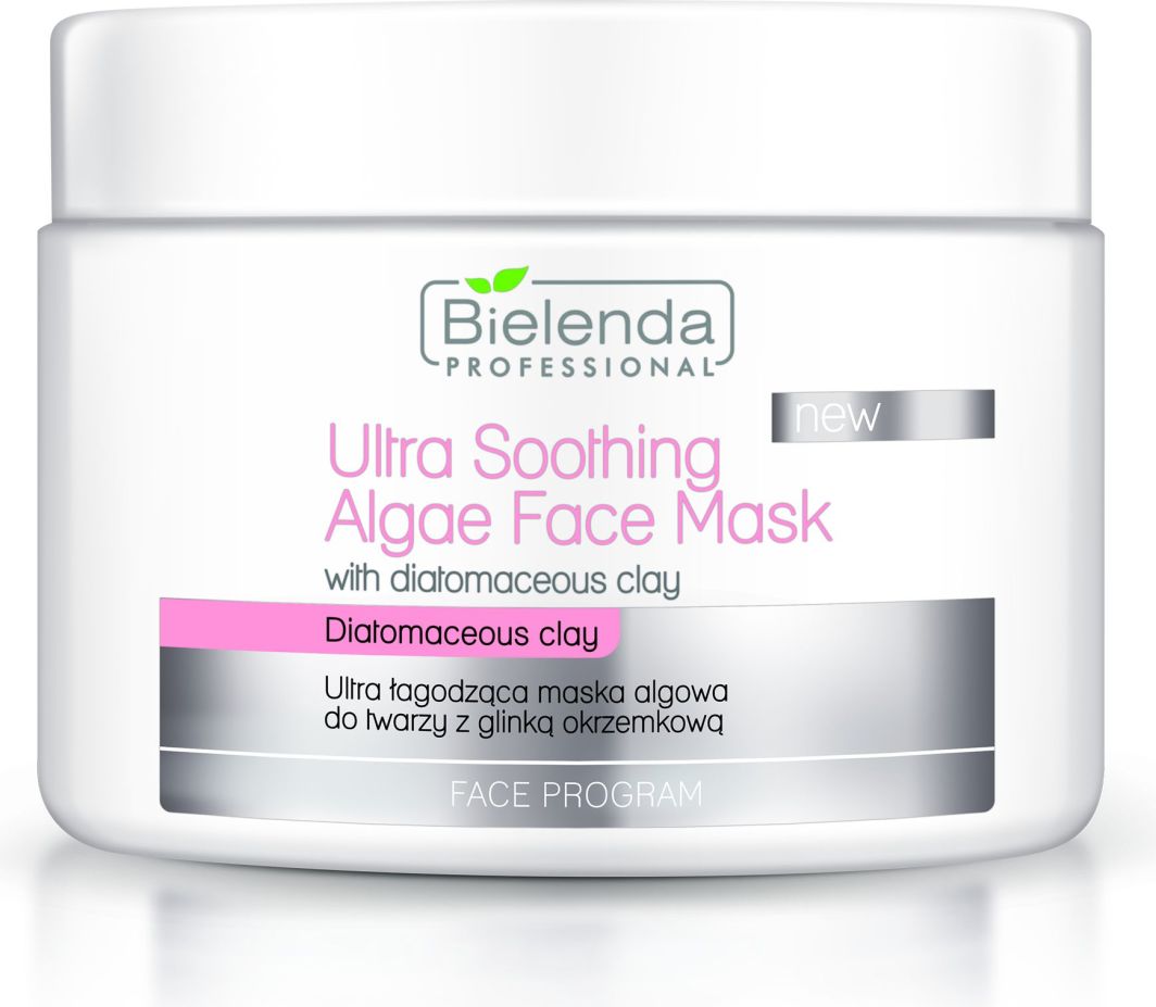 Bielenda Professional Ultra Soothing Algae Face Mask With Diatomaceous Clay Maska do twarzy 190g 1