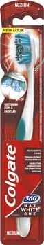 Colgate COLGATE SZCZOTECZKA 360 MAX WHITE ONE ŚREDNIA 1