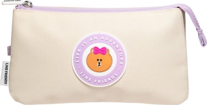 Piórnik Line Friends Line Friends - Piórnik z trzema przegródkami 1
