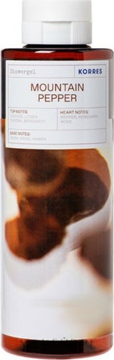 Korres Żel pod prysznić Pieprz Górski Bergamotka Kolendra 250ml 1