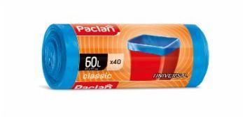 Paclan Worki na śmieci CLASSIC 60L 40SZT.  (134651) 1