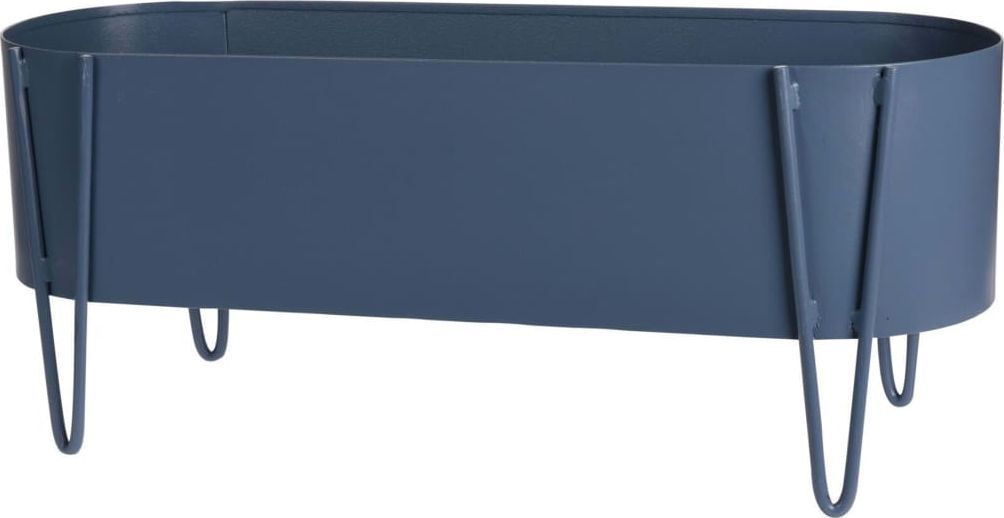 ProGarden ProGarden Donica podłużna, 58x20x32 cm, matowa niebieska 1