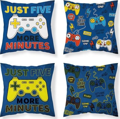 Detexpol  Poszewka świecąca w ciemności 40x40 gamer pad 1
