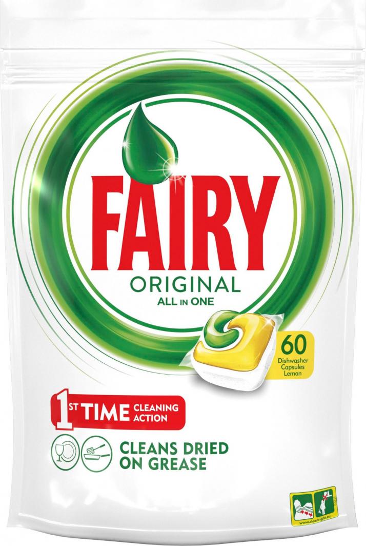 Fairy FAIRY ALLIN1 YELLOW TABLETKI DO ZMYWARKI 60SZT 015983 1