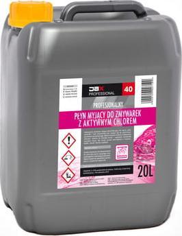 JAX PROFESJONALNY PŁYN MYJĄCY DO ZMYWAREK Z AKTYWNYM CHLOREM "40" JAX PROFESSIONAL 20L 63141410 1