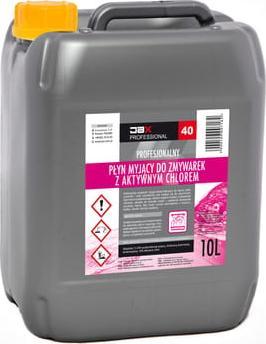 JAX PROFESJONALNY PŁYN MYJĄCY DO ZMYWAREK Z AKTYWNYM CHLOREM "40" JAX PROFESSIONAL 10L 63248710 1