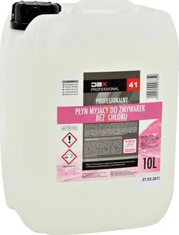 JAX PROFESJONALNY PŁYN MYJĄCY DO ZMYWAREK BEZ CHLORU JAX PROFESSIONAL "41" 10L 14571897 1