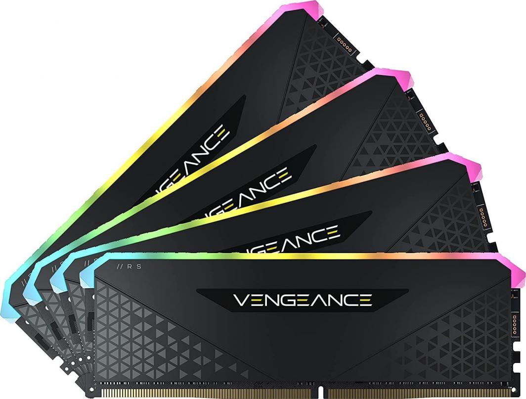 Pamięć Corsair Vengeance RGB RS, DDR4, 32 GB, 3600MHz, CL18 (CMG32GX4M4D3600C18) 1