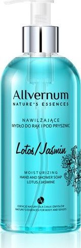 Allverne  Allverne Nature's Essences Mydło do rąk i pod prysznic Lotos-Jaśmin 300ml 1