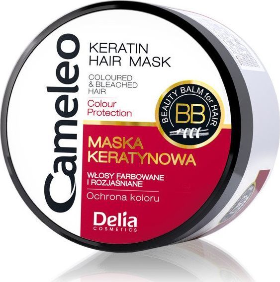 Delia Delia Cosmetics Cameleo Maska keratynowa do włosów farbowanych 200ml 1