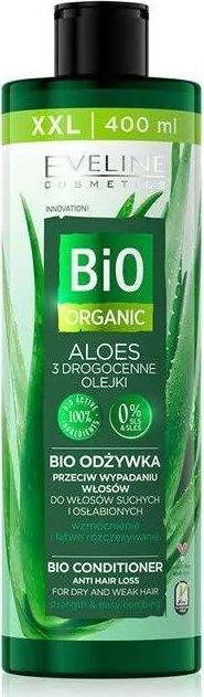 Eveline Eveline Bio Organic Aloes Bio Odżywka przeciw wypadaniu - włosy suche i osłabione 400ml 1