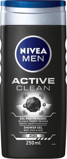 Nivea Men Żel pod prysznic Active Clean 250ml 1