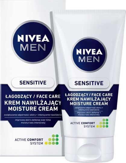 Nivea FOR MEN Sensitive Łagodny krem do twarzy 75ml 1