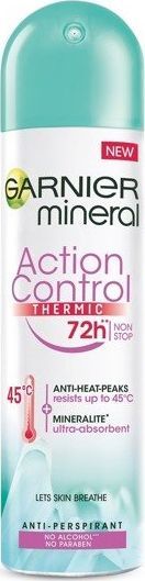 Garnier Antyperspirant w sprayu Action Control Thermic 150ml 1