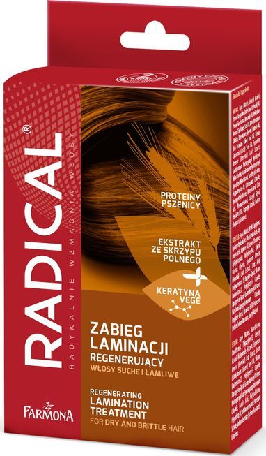 Farmona Farmona Radical Regenerujący Zabieg laminacji do włosów suchych i łamliwych 1op. 1