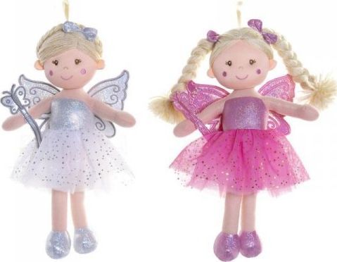 DKD Home Decor Szmaciana Lalka DKD Home Decor Wróżka (20 x 7 x 35 cm) (2 pcs) 1