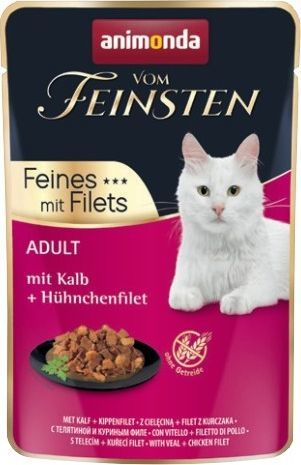 Animonda Kot v.feinsten cielęcina, filet z kurczaka saszetka/18 85g 1