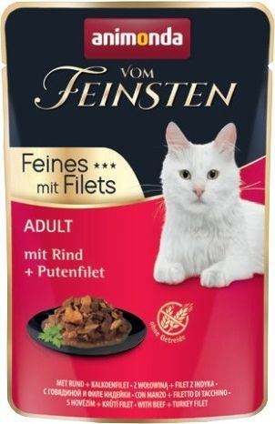 Animonda Kot v.feinsten wołowina, filet z indyka saszetka/18 85g 1