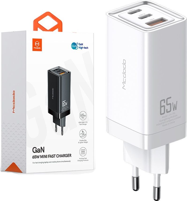 Ładowarka Mcdodo Mini 1x USB-A 2x USB-C 4.5 A 1