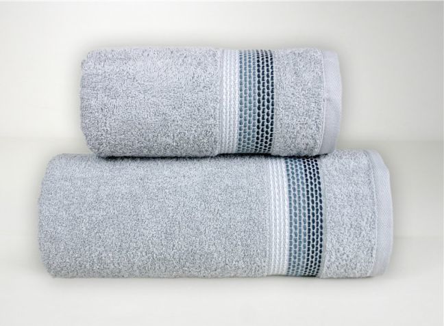 Greno RĘCZNIK "FROTEX" OMBRE 70X140 JASNY POPIELATY 1