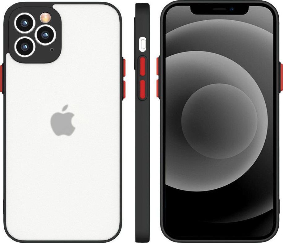 Hurtel Milky Case silikonowe elastyczne półprzezroczyste etui do Samsung Galaxy S20+ (S20 Plus) czarny 1