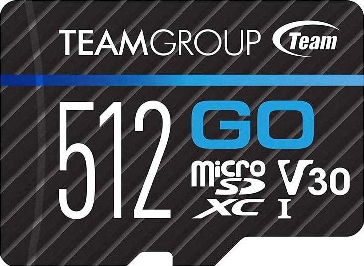 Karta TeamGroup Go MicroSDXC 512 GB Class 10 UHS-I/U3 V30 (TGUSDX512GU303) 1
