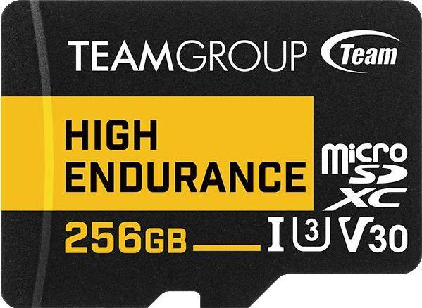 Karta TeamGroup High Endurance MicroSDXC 256 GB Class 10 UHS-I/U3 V30 (THUSDX256GIV3002) 1