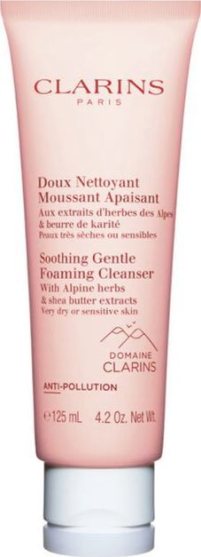 Clarins Soothing Gentle Foaming Cleanser Łagodząca pianka oczyszczająca do skóry suchej i wrazliwej 125ml 1