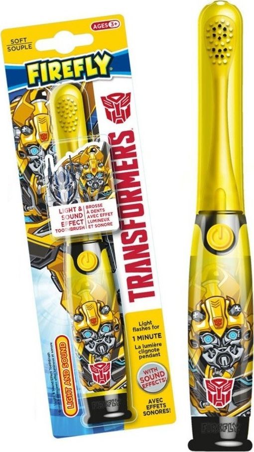 Firefly Szczoteczka do zębów dla dzieci 3+ Transformers "Bumblebee" Light and Sound Toothbrush Żółta 1