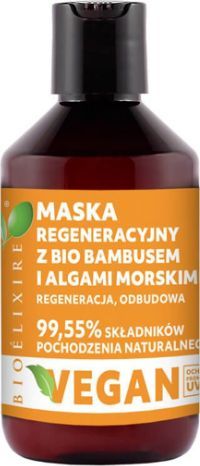 Bioelixire BIOELIXIRE Vegan maska Algi morskie Bio bambus 300ml 1