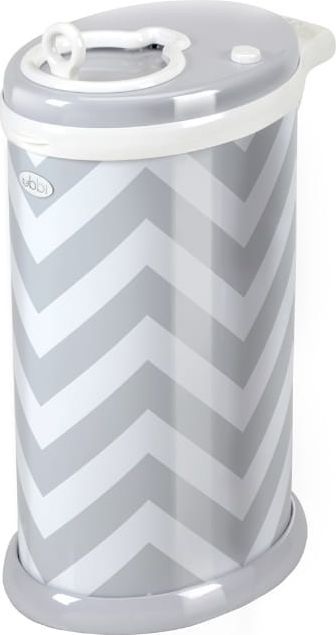Ubbi Stalowy Kosz na Pieluchy Grey Chevron Ubbi 1
