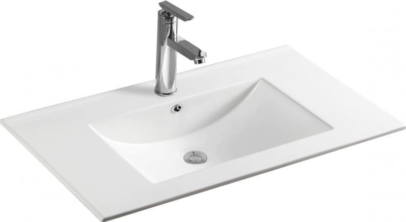 Umywalka Mexen Mexen Atena umywalka wpuszczana w blat 80 x 46 cm biała - 25018000 1